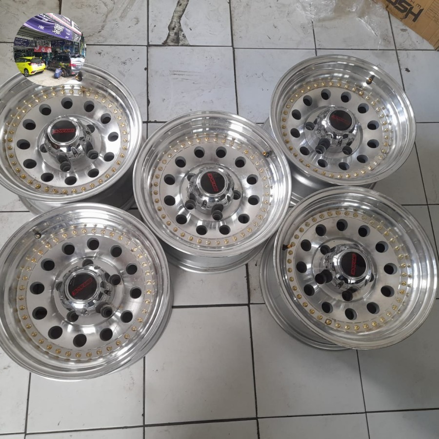 Velg Mobil Bekas BRAVE R15 Lubang Pcd 5x139,7