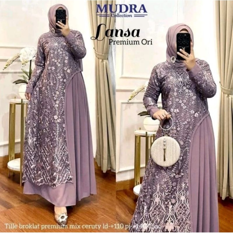 LANSA DRES TILE BROKAT MIX CERUTY