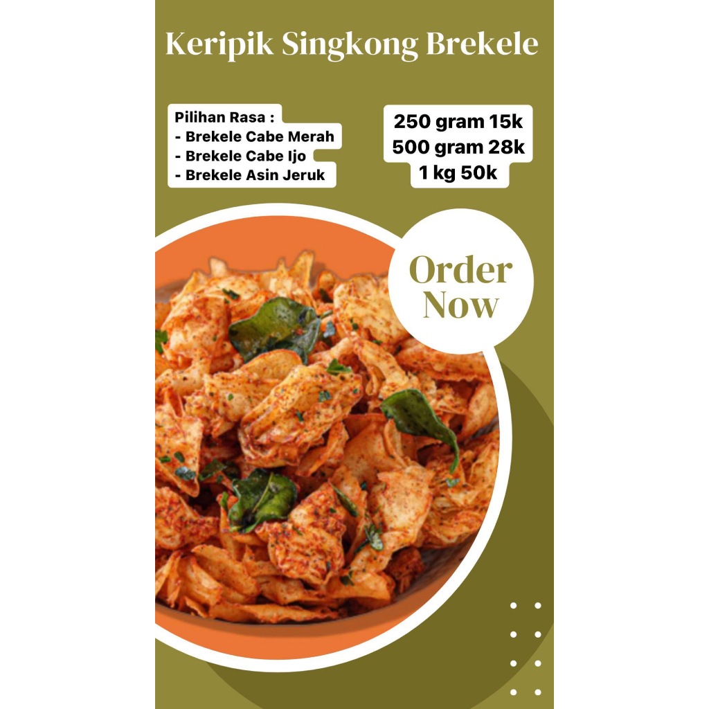 

Keripik Singkong brekele