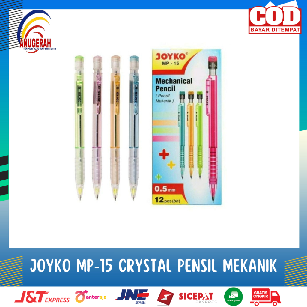 

JOYKO MP-15 CRYSTAL PENSIL MEKANIK (PCS)