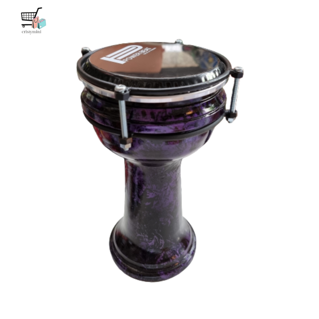 [TERBARU] DARBUKA MIKA POWER BEAT KECIL 30CM / DARBUKA HITAM DOP POLOS // Mika POWER BEAT