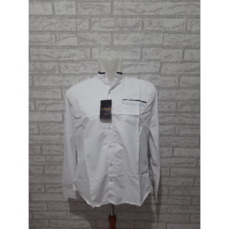 Gabrielle Original Kemeja Putih Xplus Original Putih-Polos