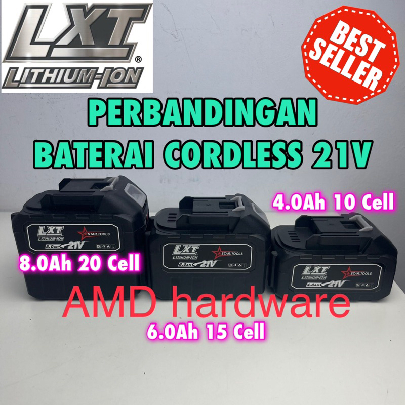 BATERAI CORDLESS 21V LXT 8Ah 6Ah 4Ah MESIN BOR TEMBOK IMPACT WRENCH GERINDA Circular Saw 48V 21 Volt