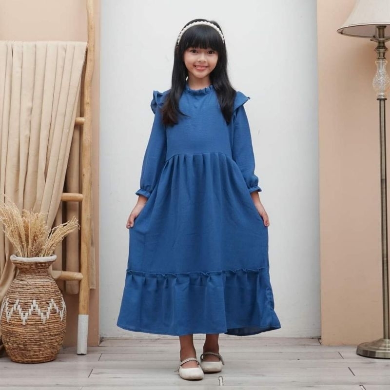 gamis kringkel anak 5-13 th