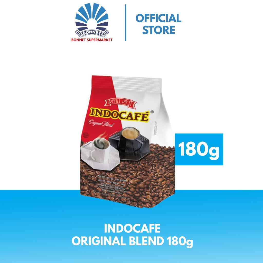 

Indocafe Original Blend 180gr - Kopi Instant tanpa Ampas