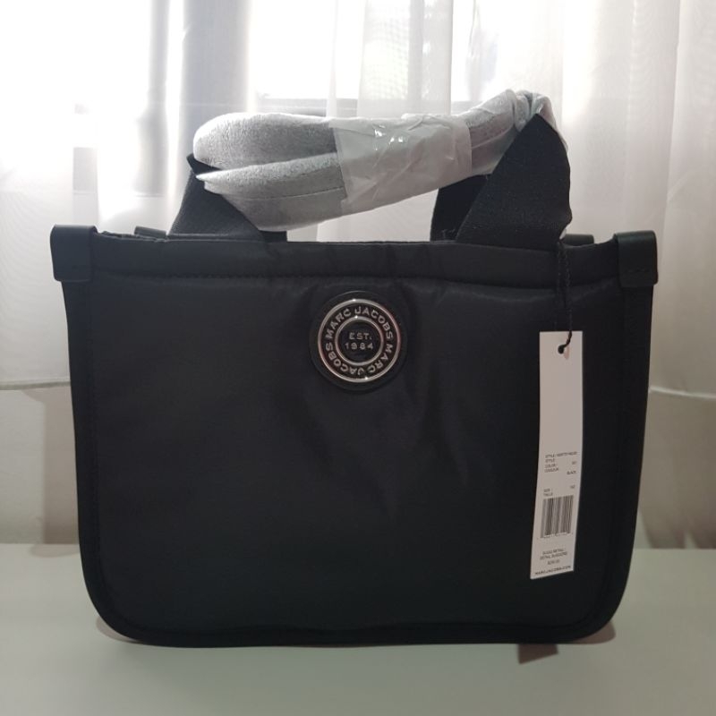 MARC JACOBS Nylon Signet Tote Bag