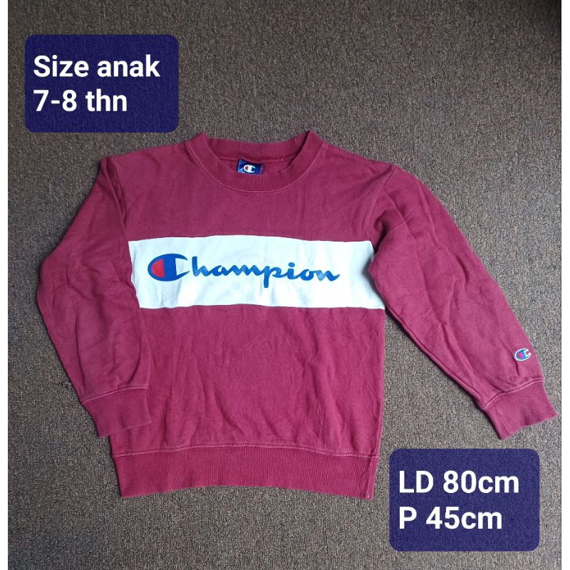 Crewneck anak Champion Original second