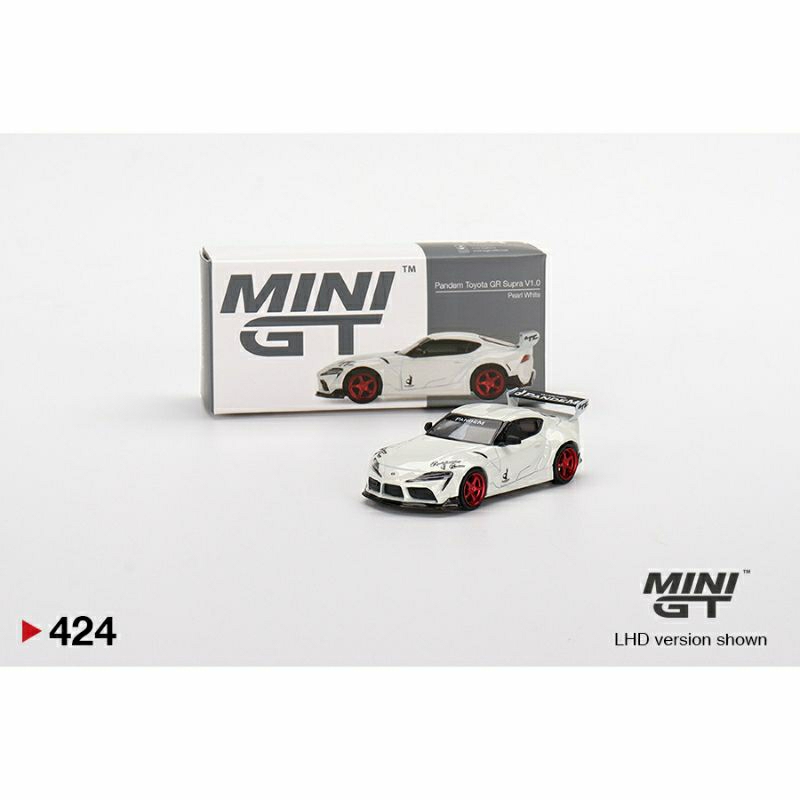 MiniGT Pandem GR Supra white