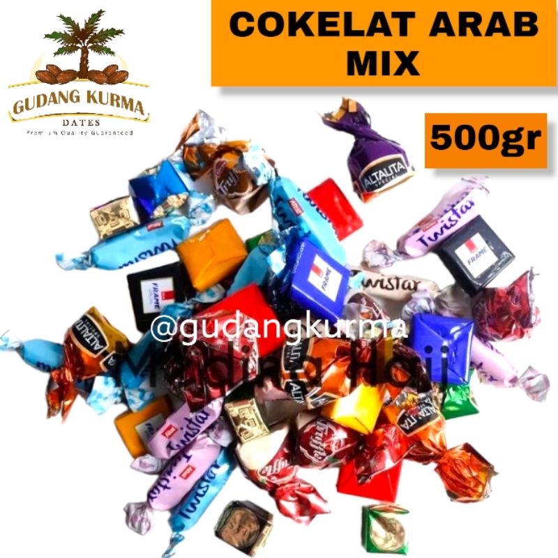 

coklat arab/coklat permen/coklat isi /oleholeh umroh 500gram