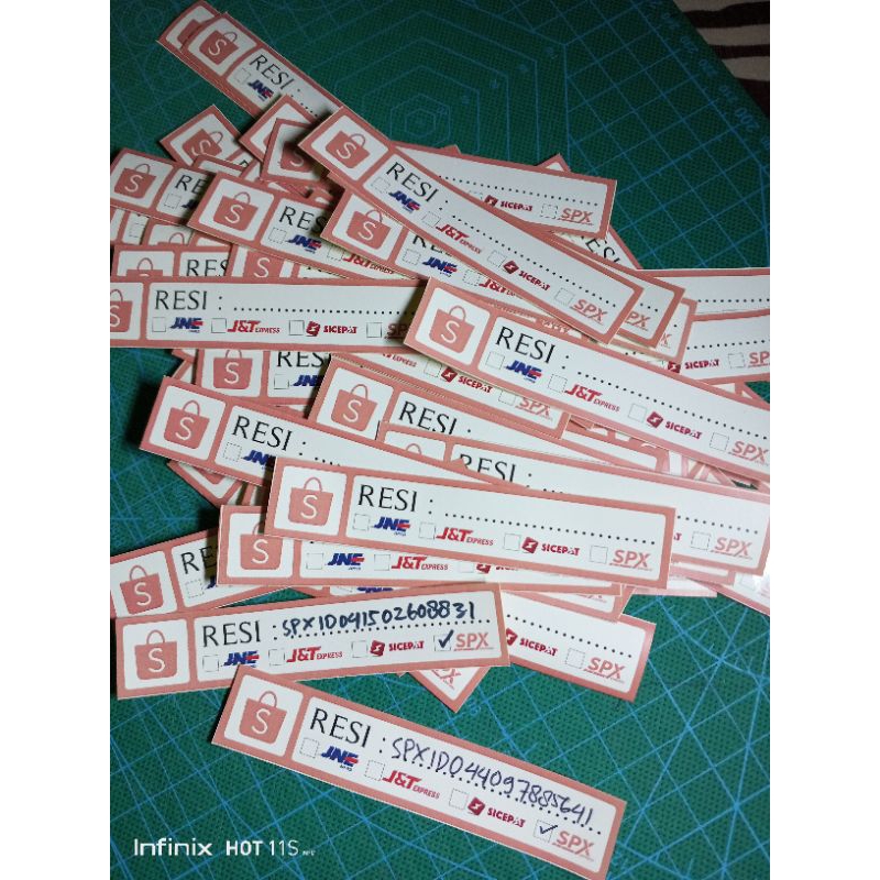 

Stiker Label Resi Pengiriman Olshop bisa custom logo - murah - Kholstore