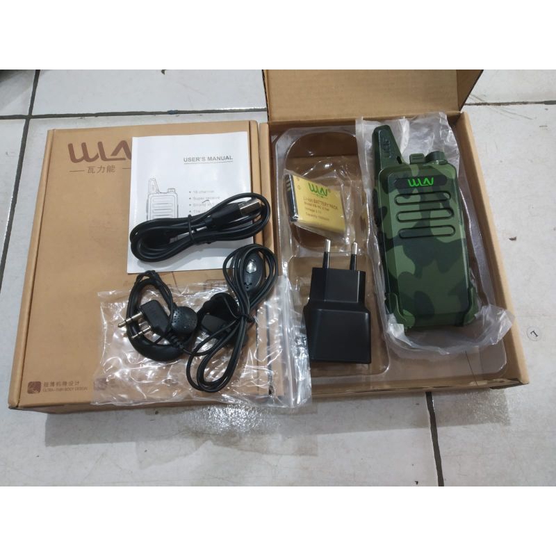 HT WLN Loreng Radio UHF Walkie Talkie standart Army TNI