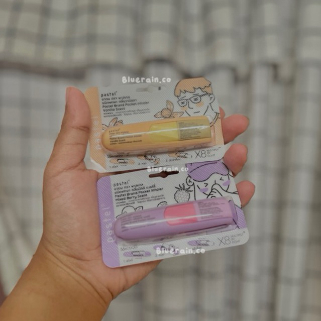 PASTEL POCKET FRUITY SERIES INHALER PASTEL INHALER MANGO VANILLA MIXED BERRY ORANGE LEMONGRASS INHAL