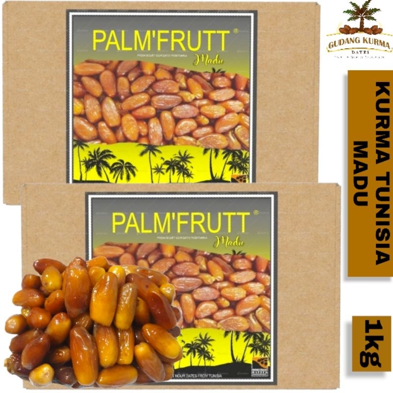 

Kurma Tunisia Madu isi 1kg [kemasan dus]