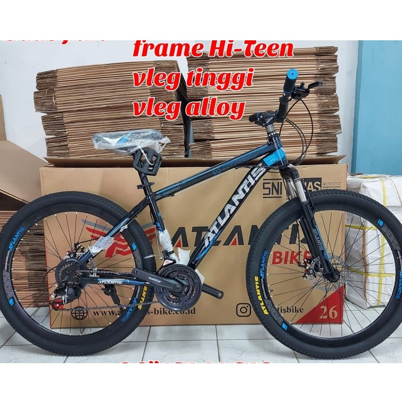TERLARIS INSTAN 2 JAM SAMPAI Sepeda gunung mtb 27.5 inch dewasa atlantis velg tinggi alloy tebal