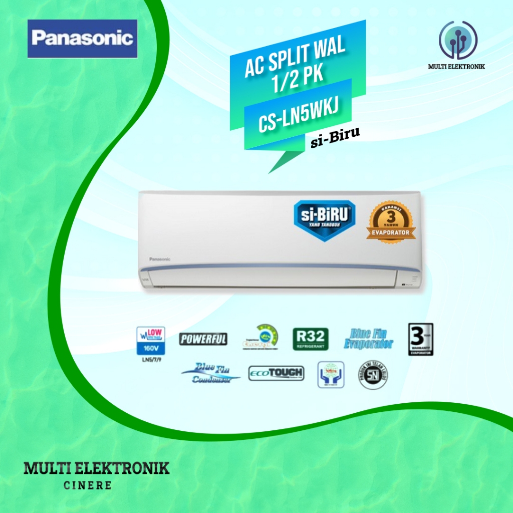 Panasonic CS-LN5WKJ si-BiRU AC Split 1/2 PK Standard