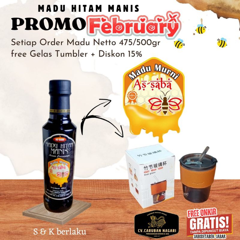 

Madu Hitam Manis [ PROMO 500gr ]