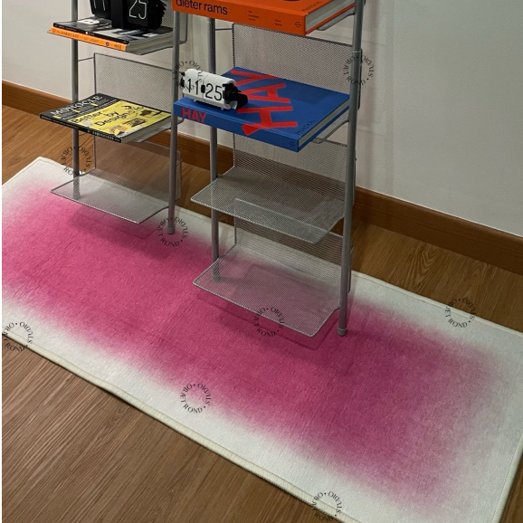 [objet rond] ombre pink loop pile rug | keset karpet bauhaus mid century estetik ins korea style aes