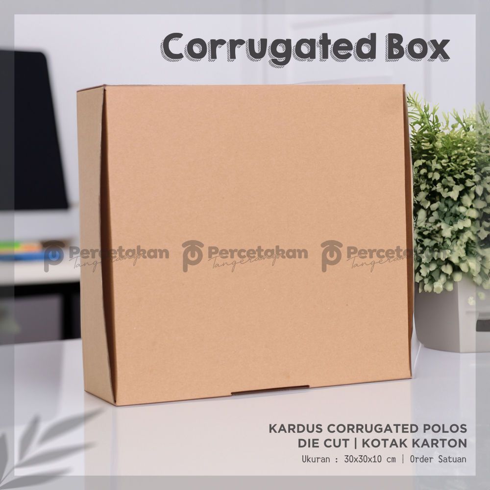 

Kardus Corrugated 30x30x10 CM | Die Cut | Kotak Karton | Box Packing Souvenir Pizza