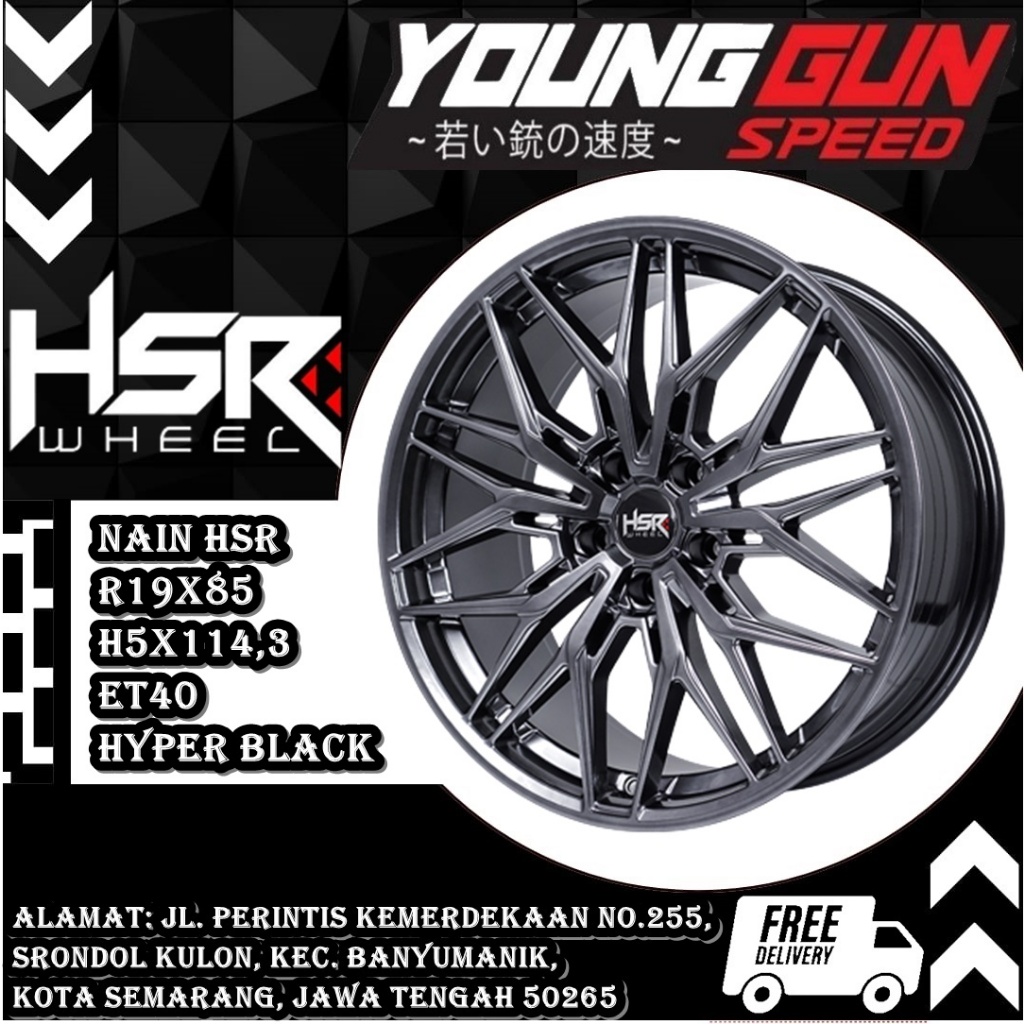 velg ring 18 original hsr nain velg mobil tuk alphard accord biante