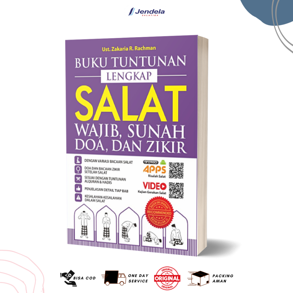 Buku Tuntunan Lengkap Salat Wajib, Sunah, Doa, Dan Dzikir (Buku Tuntunan Sholat)