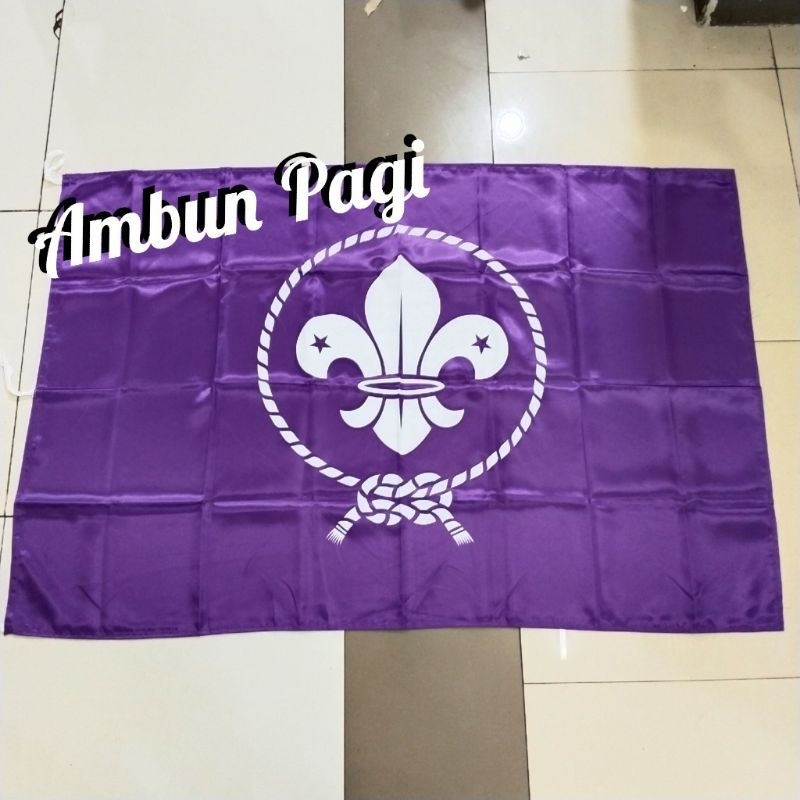 

best seller bendera ruangan BOY SCOUTS bendera PANDU DUNIA ukuran 90x135