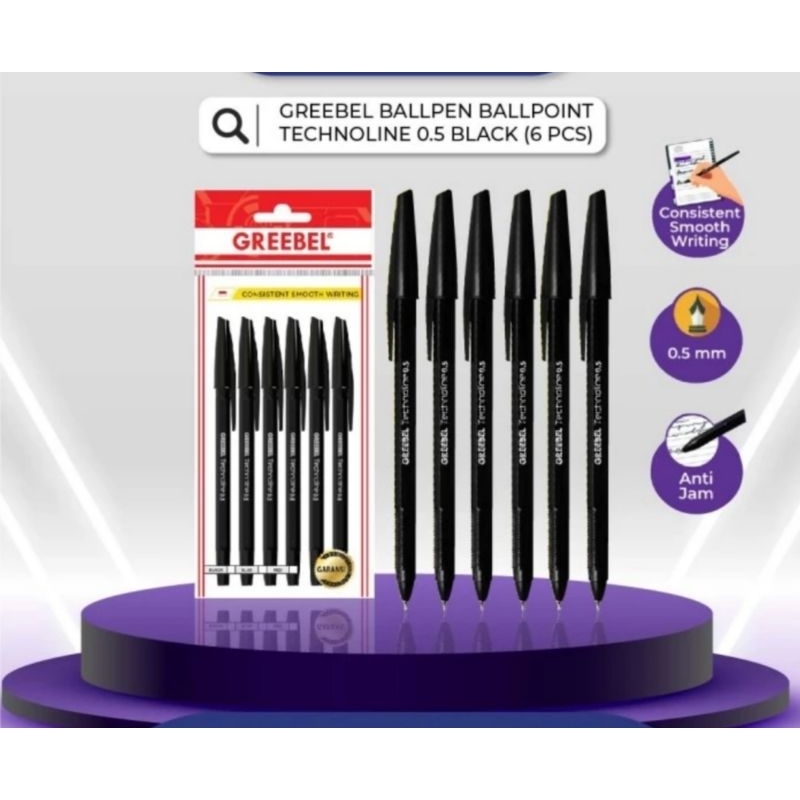 

Greebel Pen Technoline isi 6
