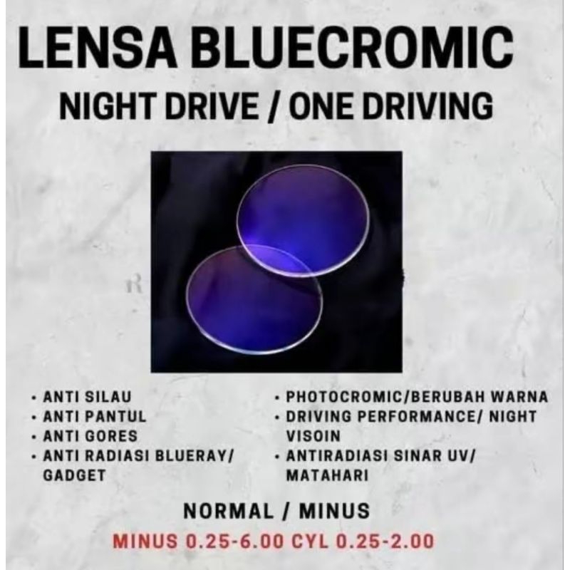 Lensa Bluecromic Night Drive/One Drive