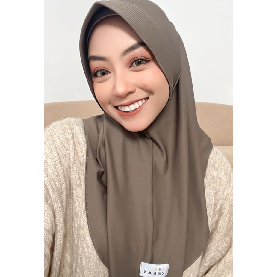Promo Sale KENAN HIJAB  HIJAB BERGO DZEVADA INSTAN MATT JERSEY kenan