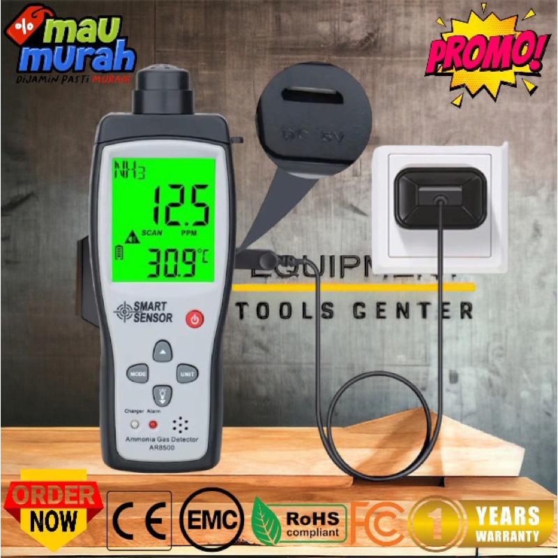 Ammonia Gas Detector NH3 Smart Sensor AR8500 Amonia Tester AR 8500
