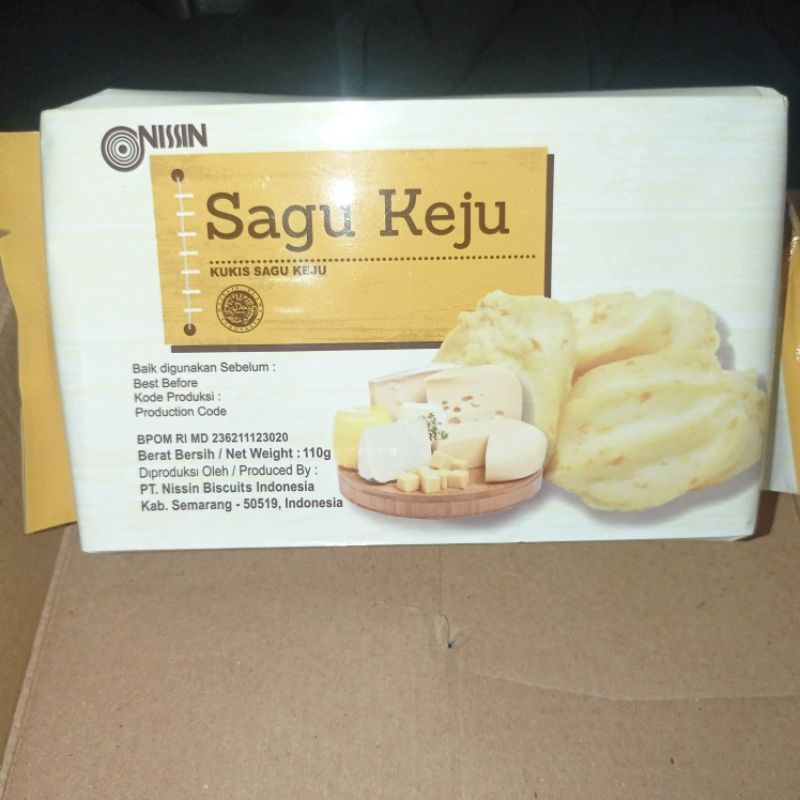 

kue kukis Nissin sagu keju 110 gram