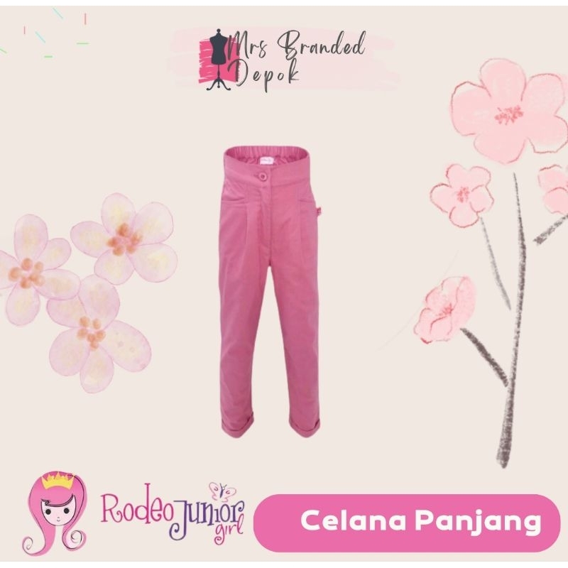 Celana Panjang Katun Anak RODEO JUNIOR GIRL Pink 0011