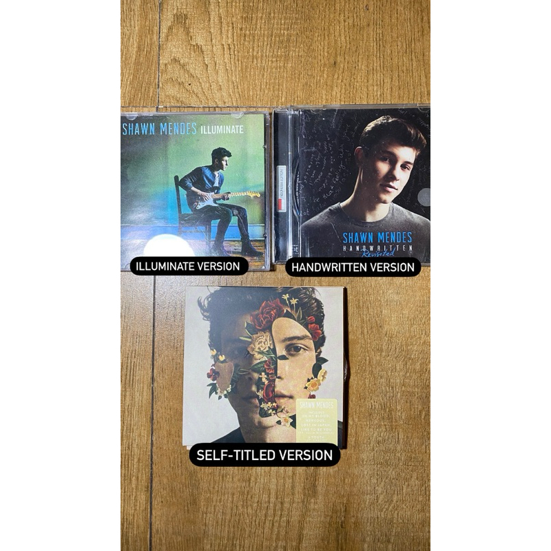 [READY STOCK] OFFICIAL SHAWN MENDES CD HANDWRITTEN/ ILLUMINATE/ SELF-TITLED