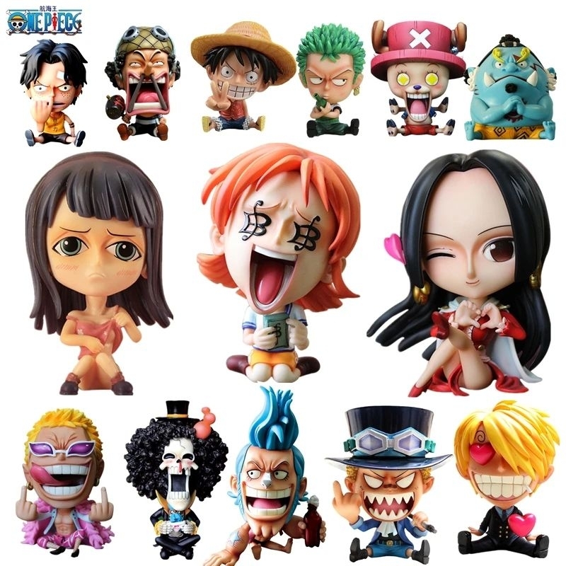 action figure one piece chibi roronoa zoro luffy nami