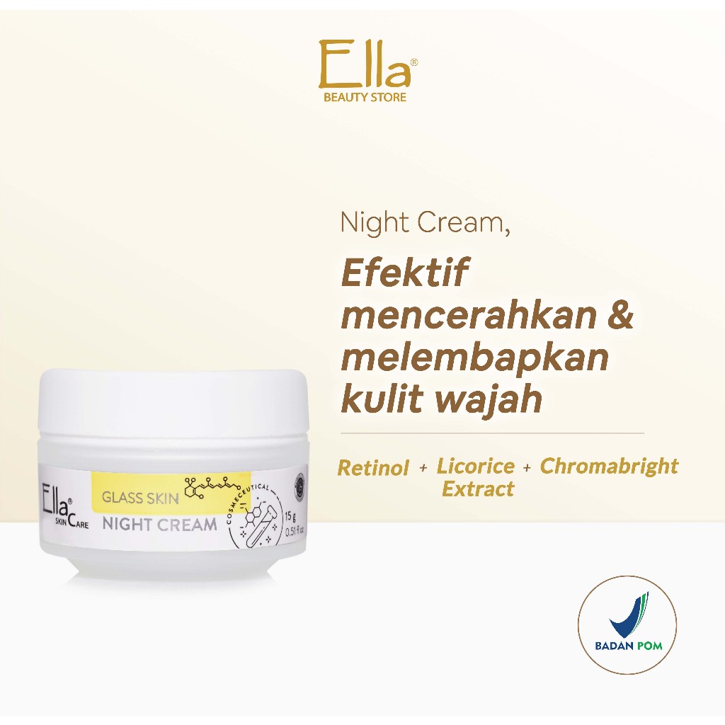 Ella Skincare Glass Skin Night Cream