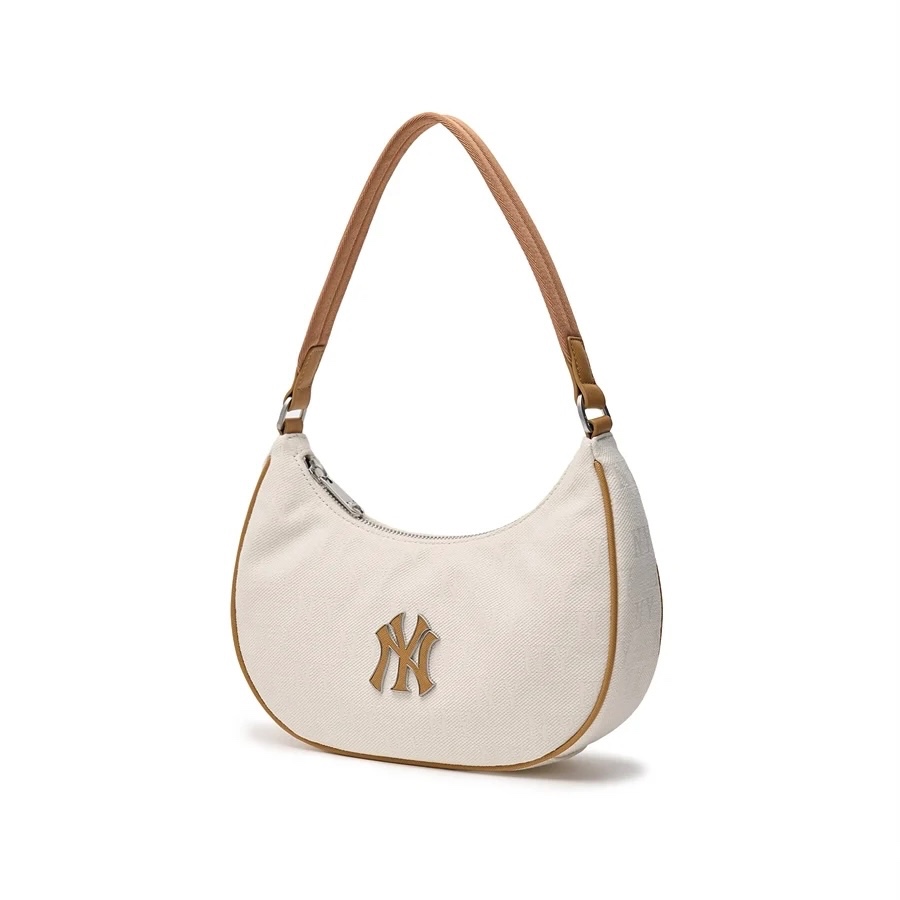 MLB Classic Monogram Jacquard Hobo Bag New York Yankees