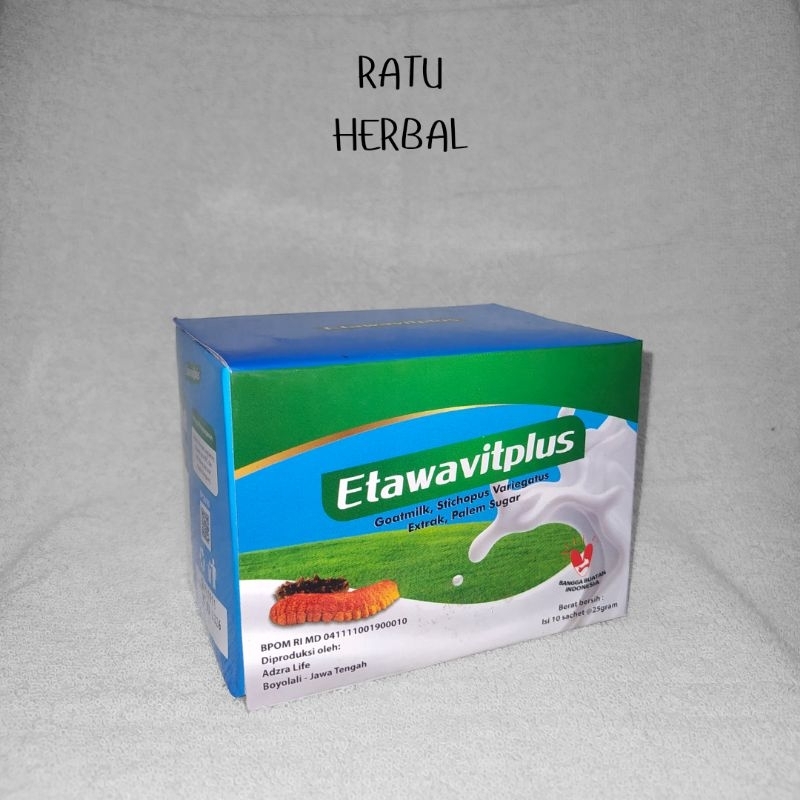 

SUSU KAMBING GAMAT EMAS ETAWAVITPLUS 250 GR ISI 10 SACHET