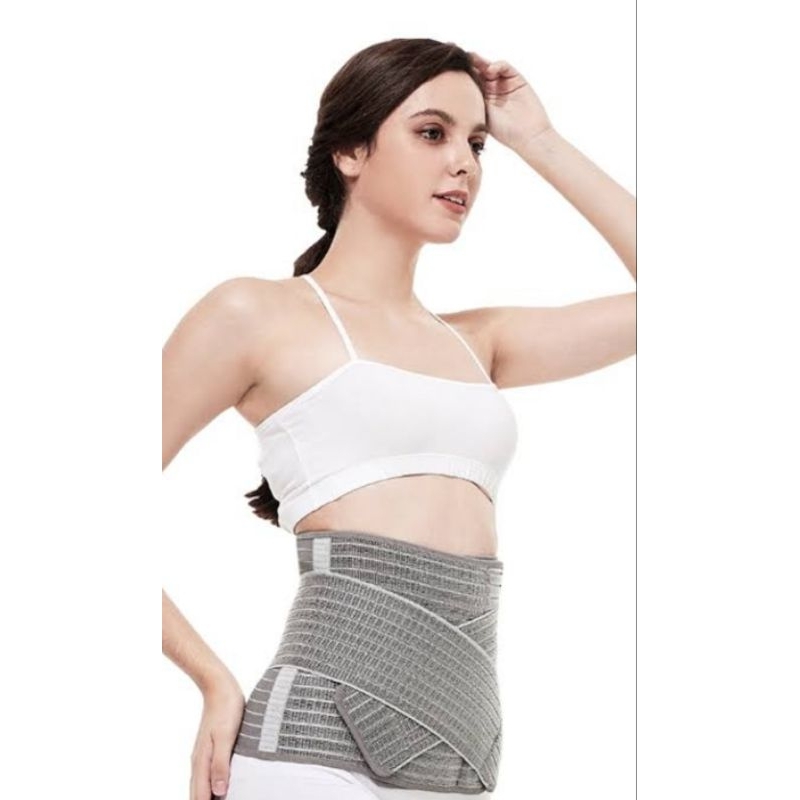 Korset Mamaway Nano Bamboo Postnatal Belly Band - Grey (Prelove)