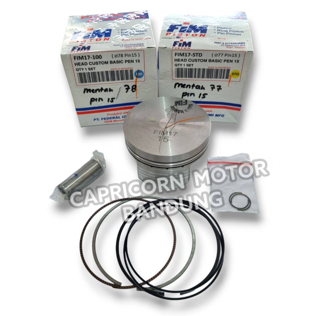 Piston Kit MENTAH CUSTOM 77 78 79 PEN 15 FIM17 FIM IZUMI MENTAHAN