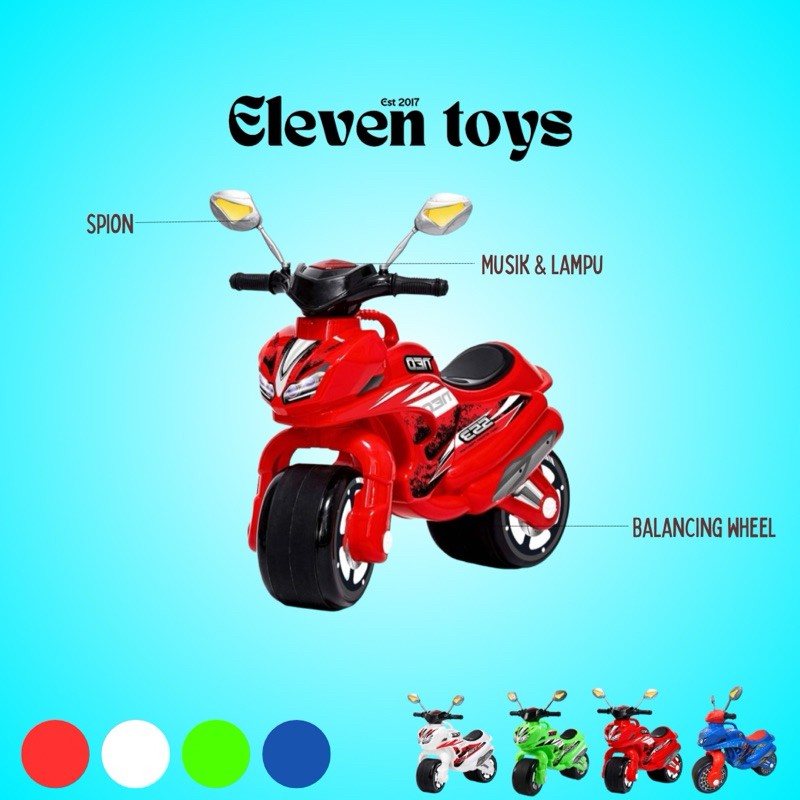 Shp neo 553 mainan dorong motor balap / motoran dorong anak / motor GP / mobilan dorong