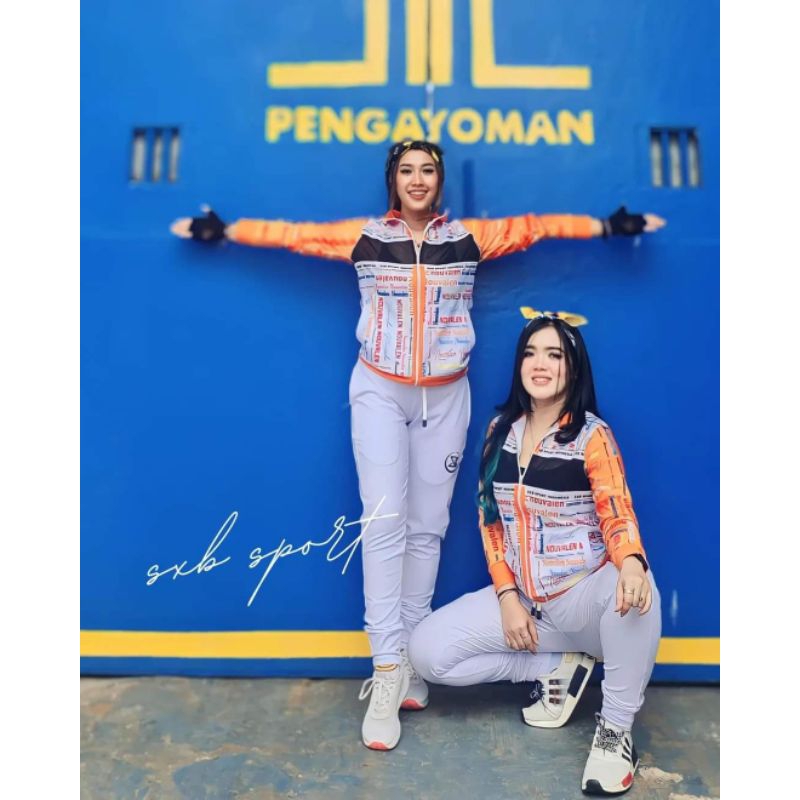 STELAN SENAM SXB SPORT TYPO JACKET AMD JOGGER // SXB SPORT INDONESIA // STELAN SENAM // STELAN OLAHR