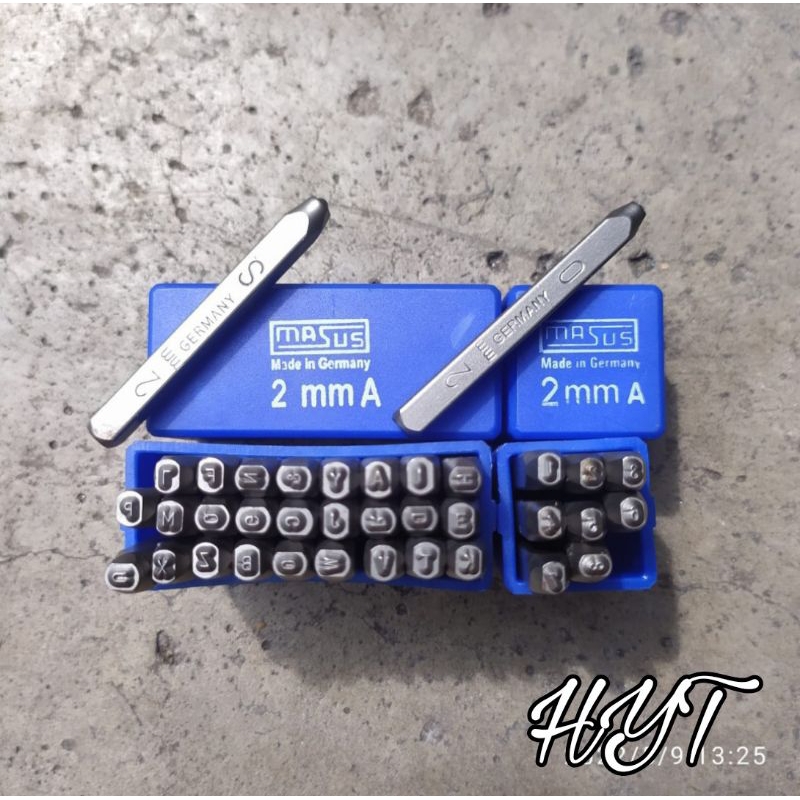 

MASUS Germany Huruf Ketok dan Angka Ketok 2 mm A Stamp Punch Letter