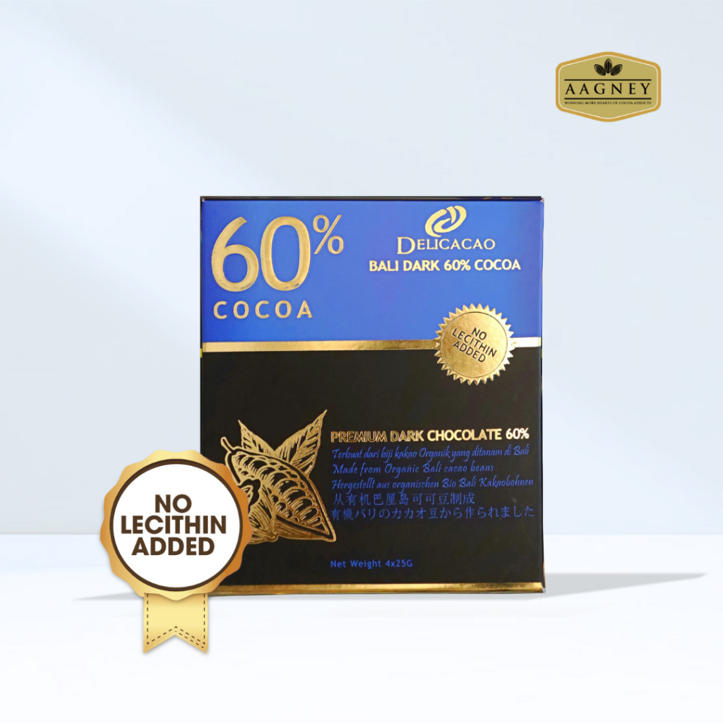 

Aagney Cocoa - Delicacao Premium Dark Chocolate 60% Cocoa | Cokelat Bali