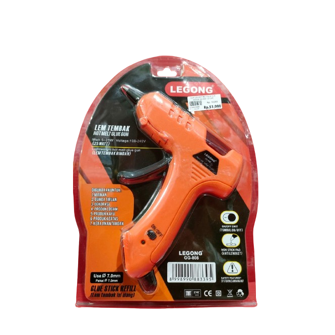 

TBMO ALAT LEM HOT MELT GLUE GUN LEGONG GG-808 (12) POP 1