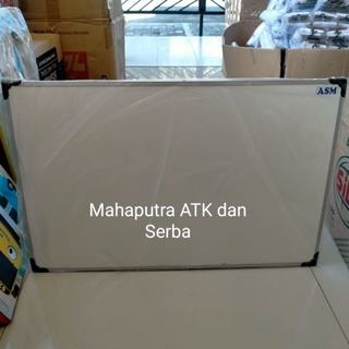 

Papan Tulis Bolak - balik White Board 60x90 / 90x60 Spidol Black Board Kapur Tebal Murah