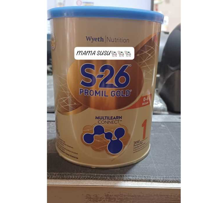 SUSU S26 PROMIL GOLD TAHAP 1 400 GRAM 400GR / S-26 SUSU BARU LAHIR / S26 TAHAP1 KALENG S-26 GOLD / S