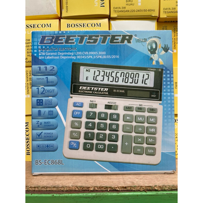 

KALKULATOR BEESTER 868L