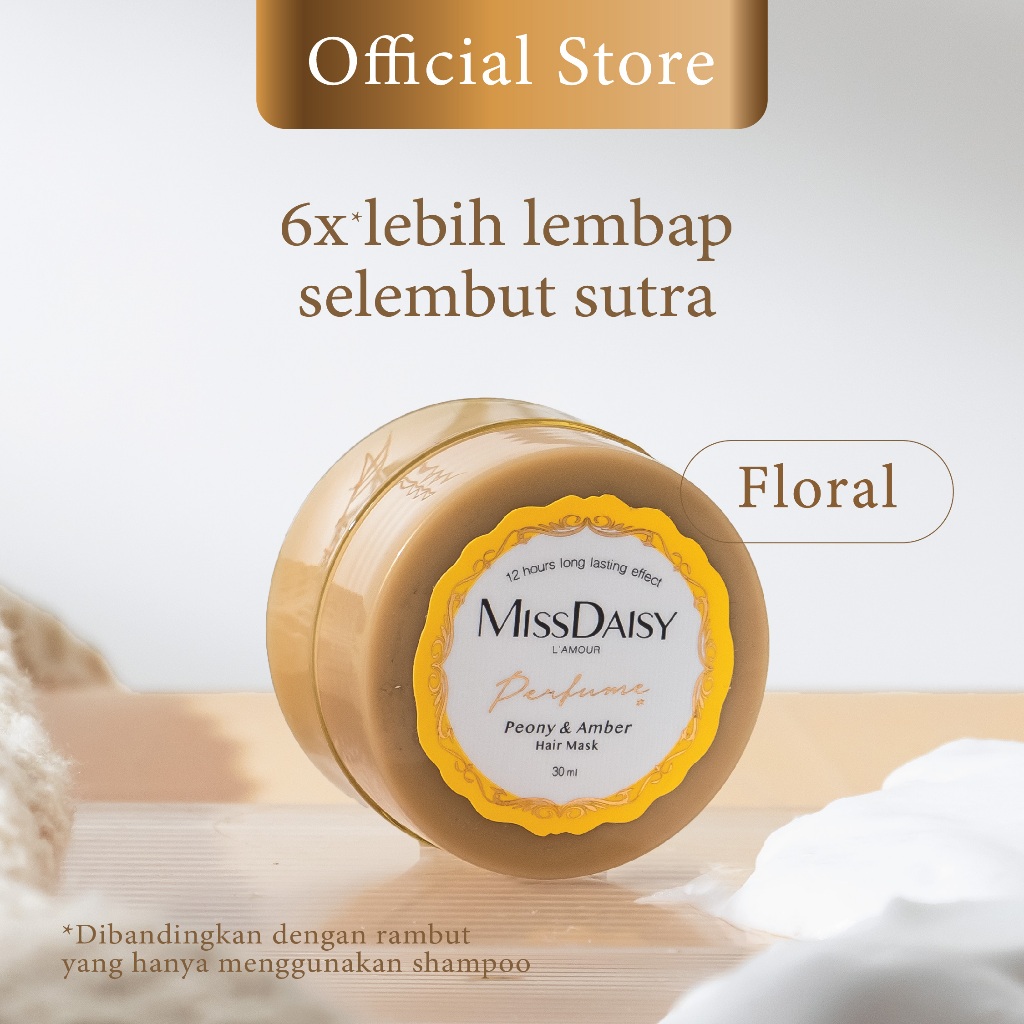 	 MISS DAISY | Rambut Halus Anti Lepek | Wangi Tahan Lama | French Perfume Hair Mask SIZE 30ML | BPOM	