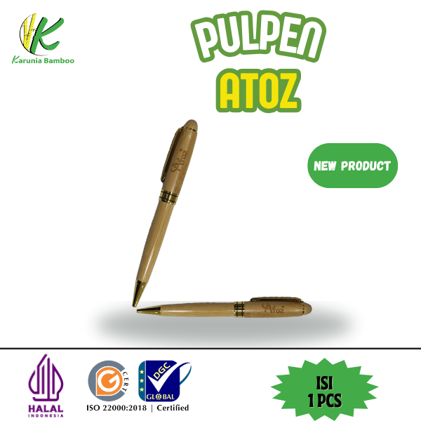 

Bamboo Ball pen ATOZ ballpoint bambu pulpen bambuuaestetic