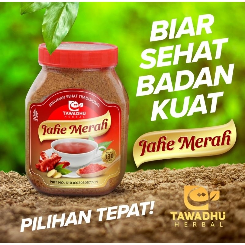 

Jahe Merah Bubuk Tawaddu Herbal