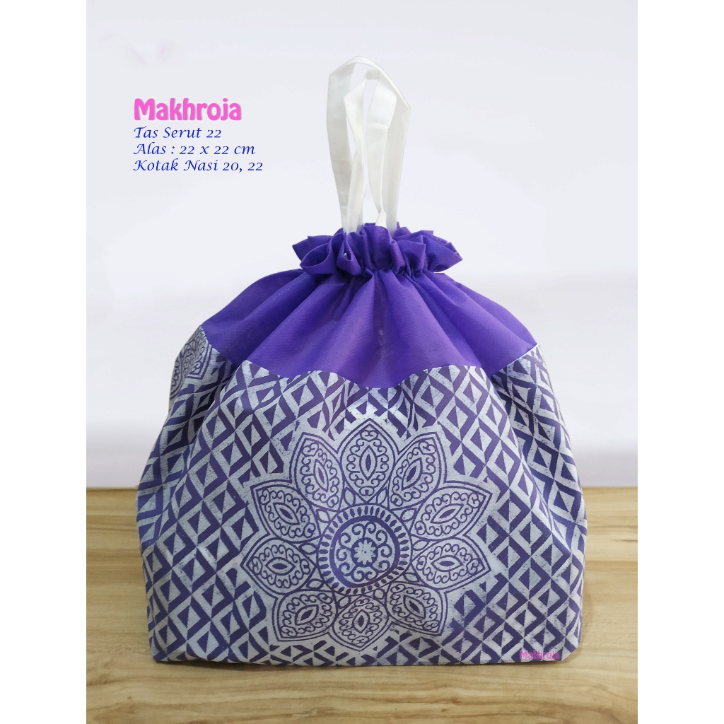 

Tas Hajatan Goodie Bag Serut 22 FT Ungu